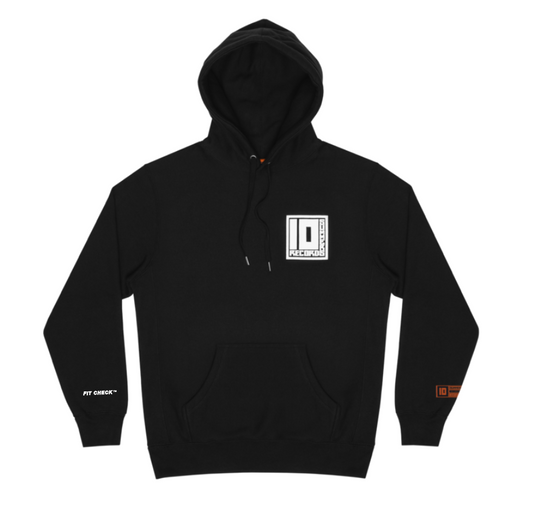 FIT CHECK® 10 Summers Records Hoodie (Black)