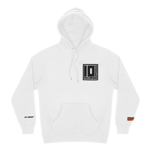 FIT CHECK® 10 Summers Records Hoodie (White)
